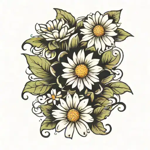 2 Daisy Flowers