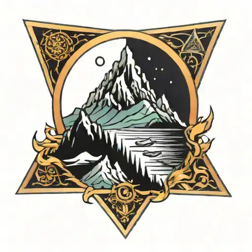 Nothern Light Mountain