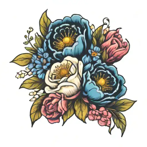 Birth Flower Bouquet