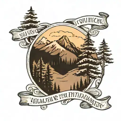 Mountain Range With Trees And Zach Bryan Quote How Lucky Are We