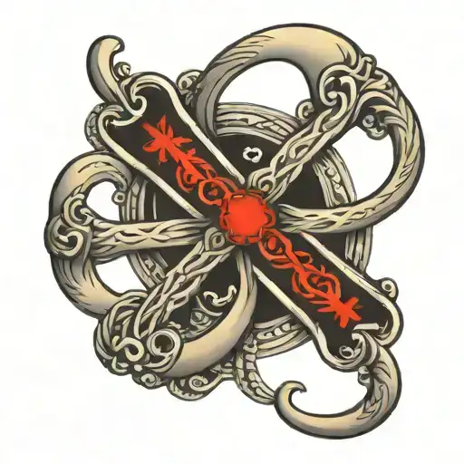 Infinity Symbol With Cross