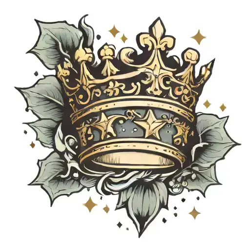 Crown And Stars