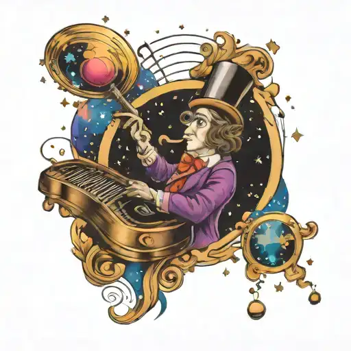 Galaxy And Stars And Music And Willy Wonka