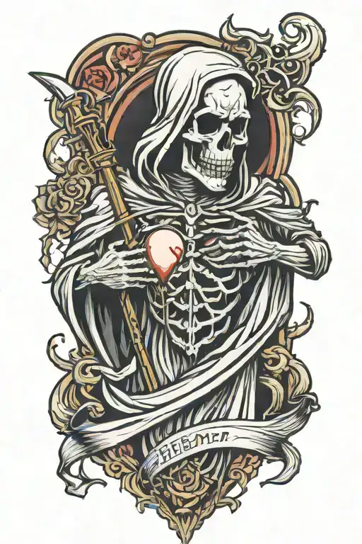 Grim Reaper Sacred Heart