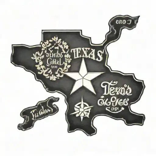 Outline Of The Stae Of Texas With 1969 Text As Parte Of Outlien Representing The Client's Birth Year