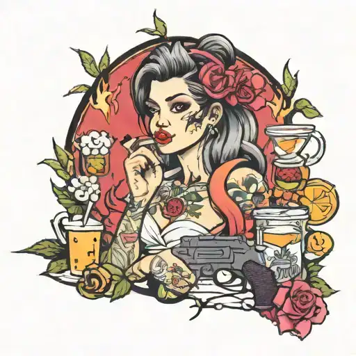 Gun Drugs Drink Girls