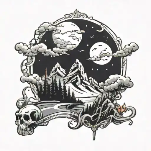 Mountain Meets Heaven Gates