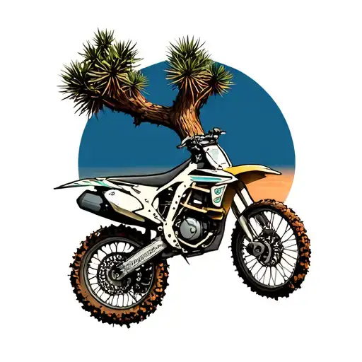 Joshua Tree Made Out Of Dirt Bike Parts Incorporated