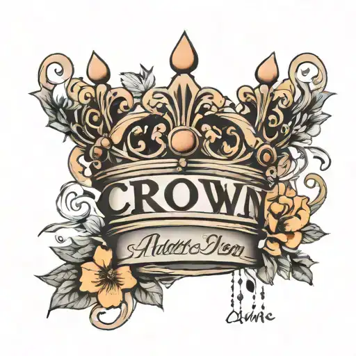 Crown With Name Andrea
