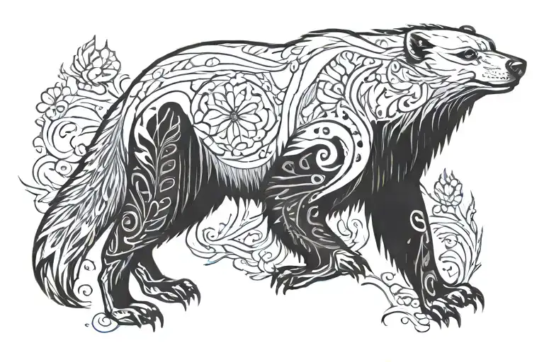 Raven Polar Bear Black Wolf