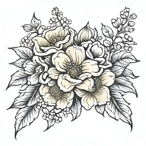 Birth Flower Bouquet