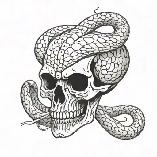 A Cobra Disguised As A Skull