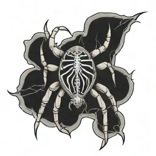 Inscription And Spider