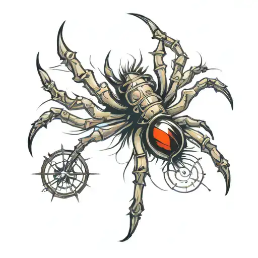 Phantom Troup Spider With Espada Number Inside Representing