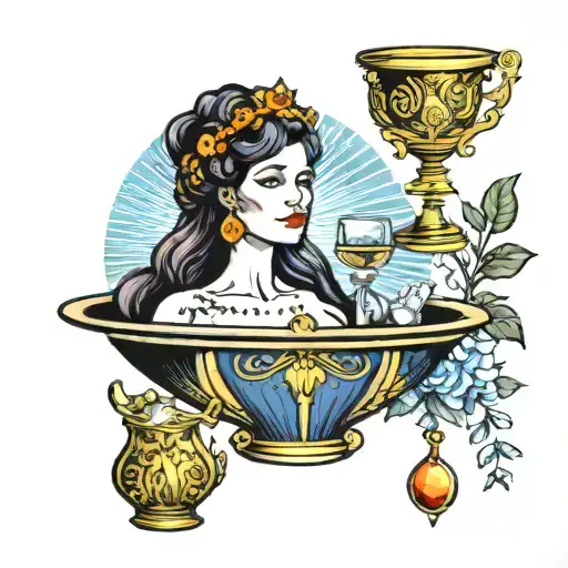 Queen Of Cups Tarot Card