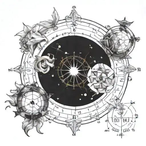 Natal Chart Merging Together Husband And Wife