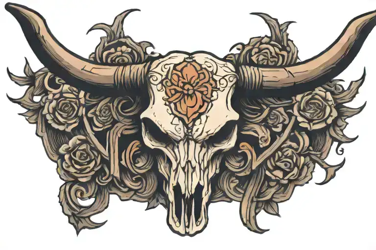 Longhorn Skull