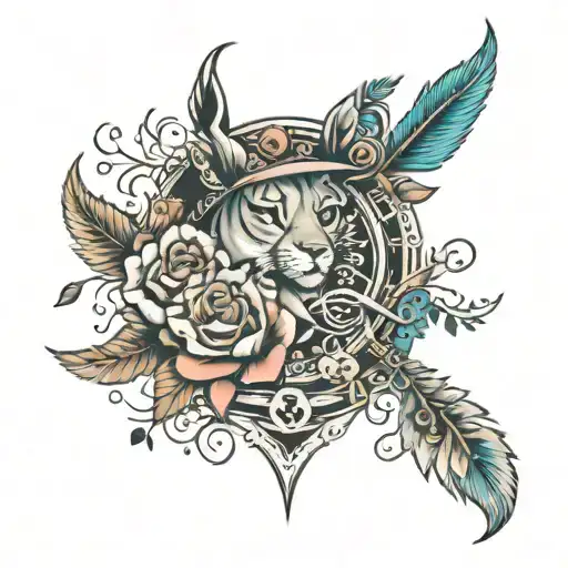 Christan Western Style Tattoos Inspired