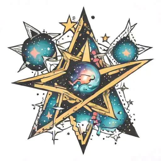 Galaxy Filled With Stars