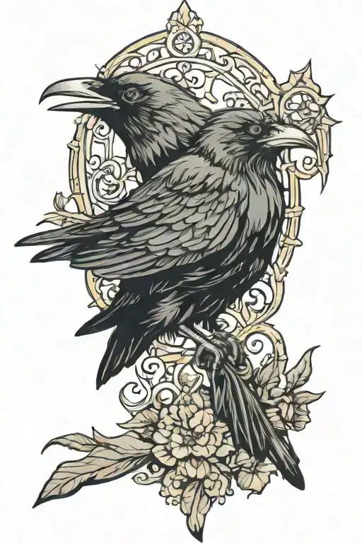 Nordic With A Raven