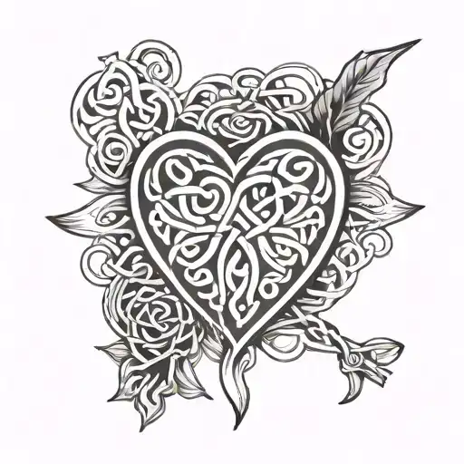 Celtic Heart Shape