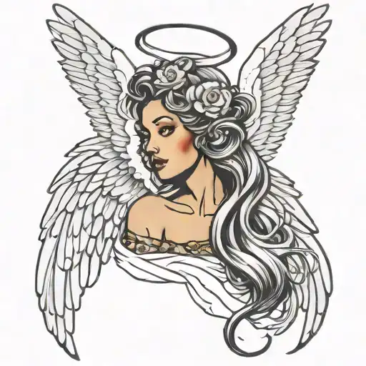 Angel Lady Wings