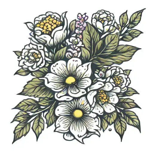 Birth Flower May September Bouquet