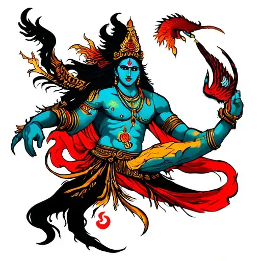 Shiva Sending Evil Away