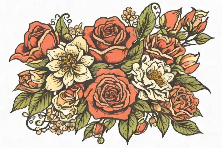 Birth Flower Bouquet