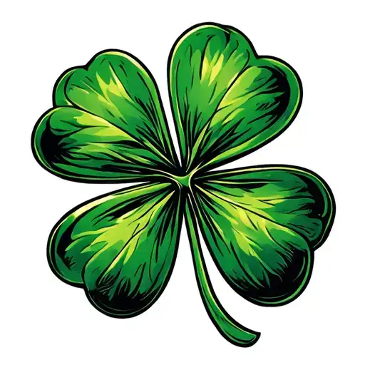 Money Magnet 4 Leaf Clover Made