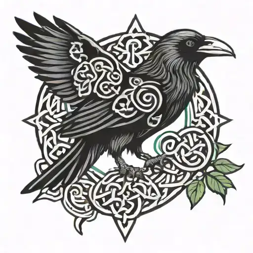 Raven Celtic Knot