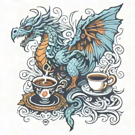Coffee Colombia And Phenix And Dragons