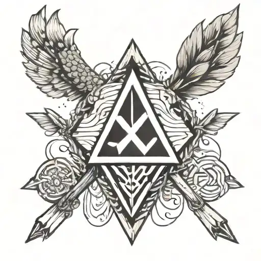 Friendship With Arrows Viking Triangle