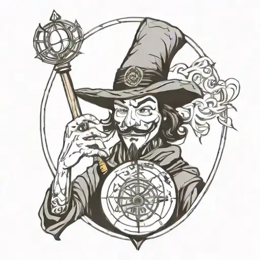 Guy Fawks Holding The World