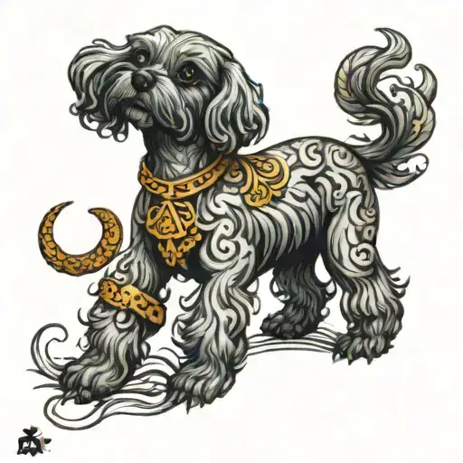 Malty Poo Dog