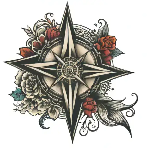 Lower Leg Sleeve Cross Compass Numbers 1 3 10 24 28