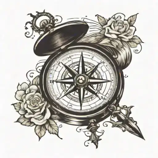 Travel Compass Wherever I May Toam