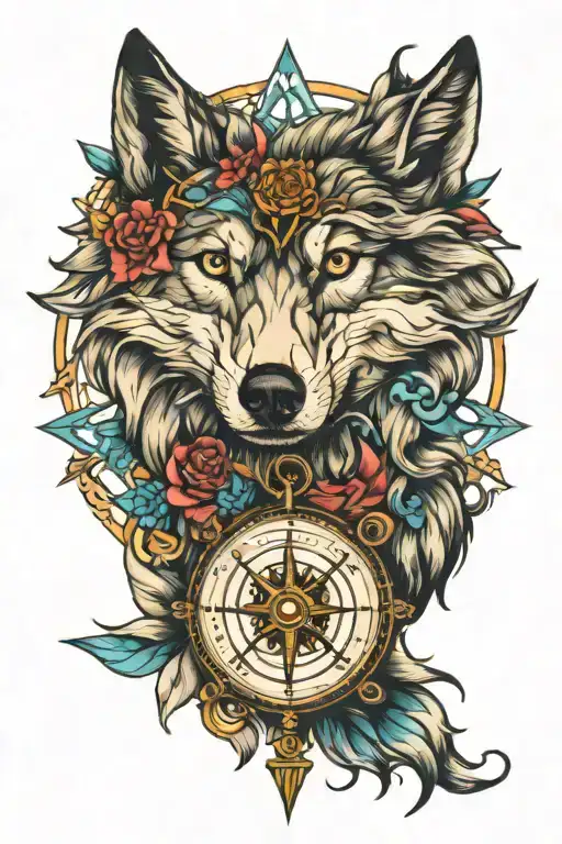Wolf Compass Intertwined