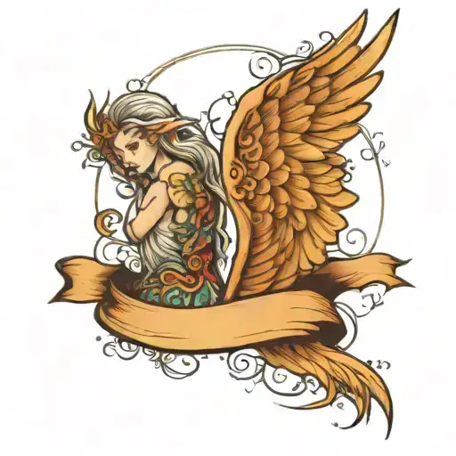 Kelly And Angel Wings