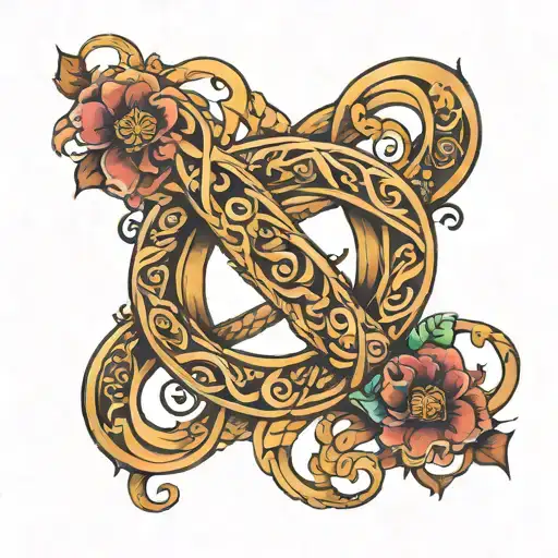 Infinity Symbol Intertwined