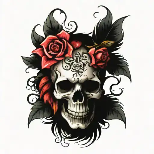 Skull Flower Idea