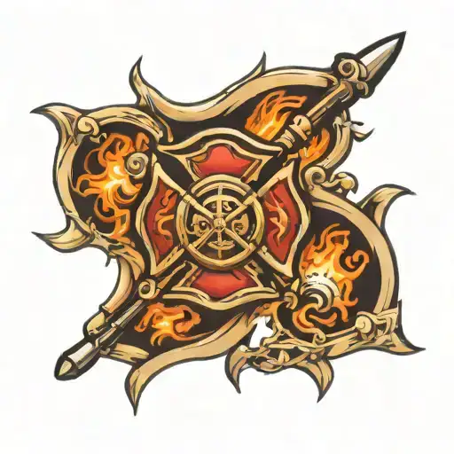 Firefighter Maltese Cross