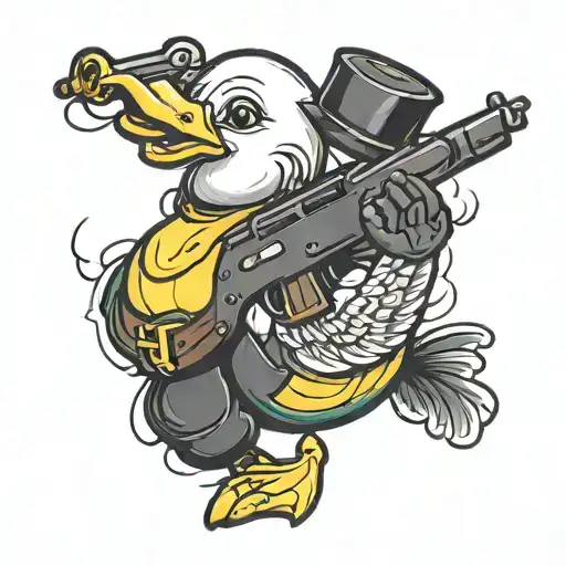 Rubber Duck With A Gun