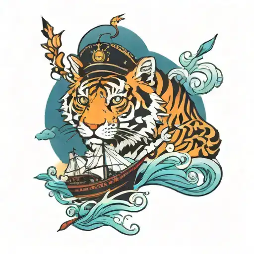Ship And Tiger