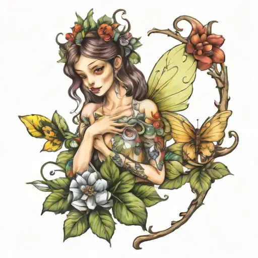 Nature Fairy With 6 Arms