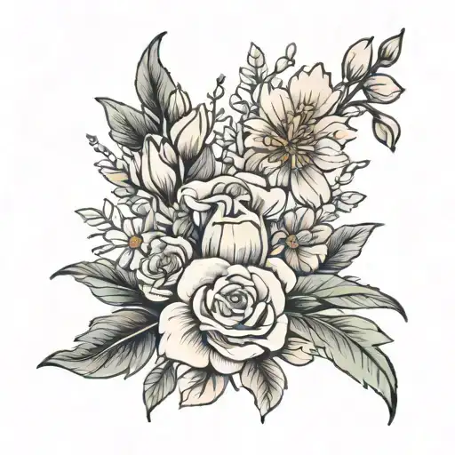 Birth Flower Bouquet