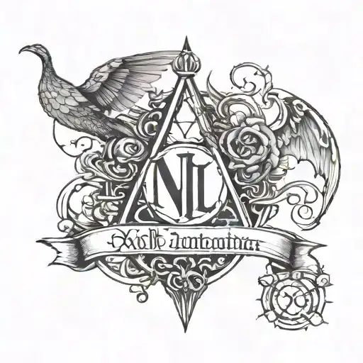 Write And Decorate The Word Nil With Harry Potter Theme