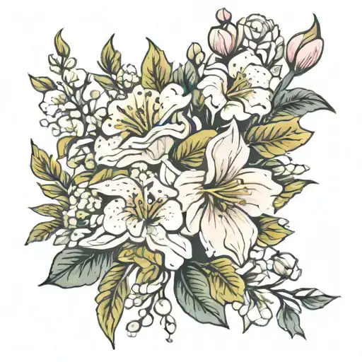 Birth Flower Bouquet