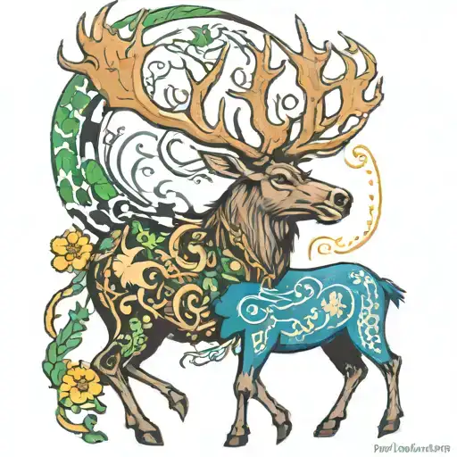 Irish Elk And Irish Creatures Sleeve