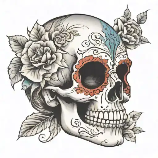 Skull Kissia Beautiful Women